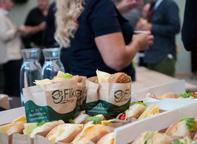 Företagsfrukost från Fika Berga i Helsingborg